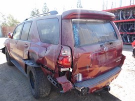 2005 Toyota 4Runner Limited Burgundy 4.7L AT 4WD #Z22973